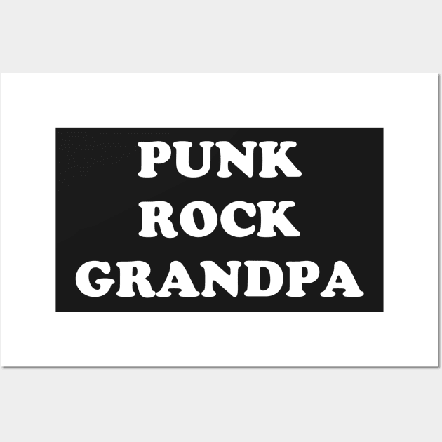 Punk Rock Grandpa Wall Art by pimator24